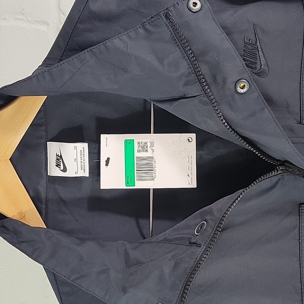Nike Sportswear M65 Jacket Cotton Blend Black Mens XL - Picture 4 of 9